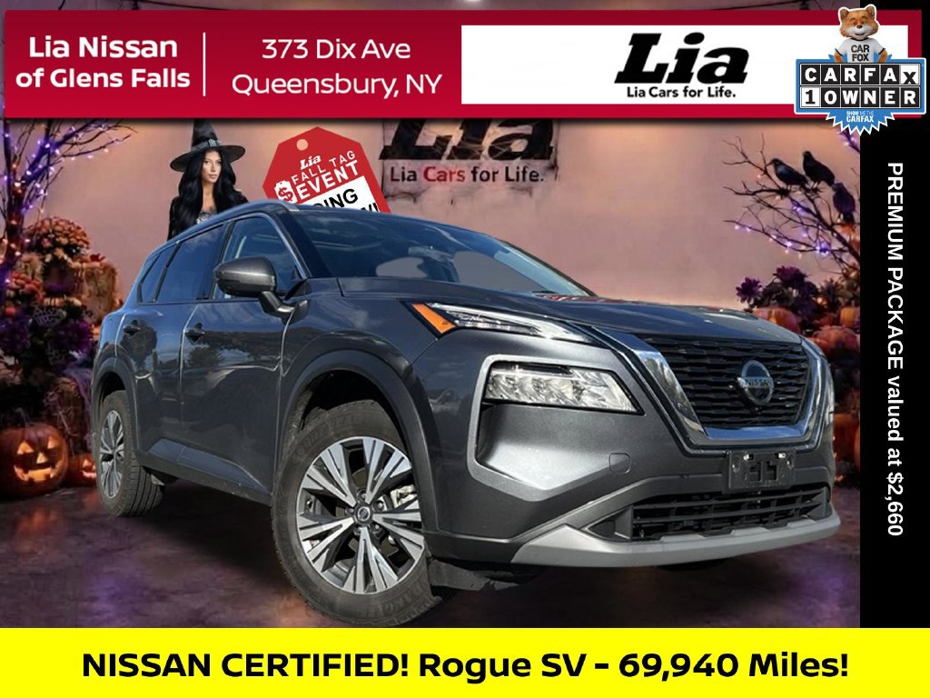 Certified 2021 Nissan Rogue SV w/ Premium Package AWD/4WD 360° Tour