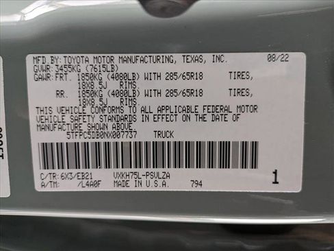 Used 2022 Toyota Tundra TRD Pro image 25