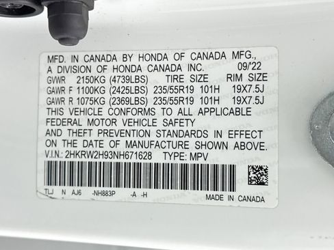 Used 2022 Honda CR-V Touring image 37