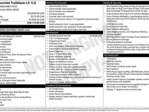 Used 2022 Chevrolet TrailBlazer LS AWD/4WD image 6