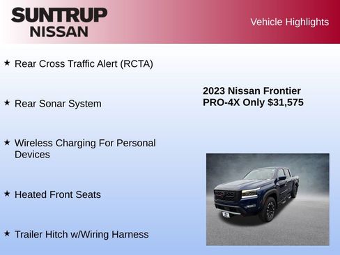 Used 2023 Nissan Frontier PRO-4X w/ Pro Convenience Package image 39