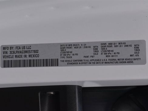Used 2021 RAM ProMaster 1500 FWD image 27