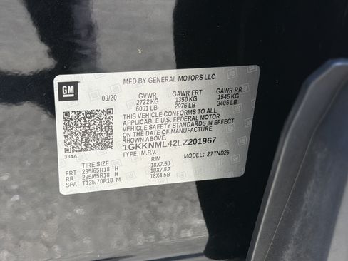 Used 2020 GMC Acadia SLT FWD image 37