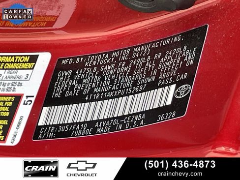 Used 2023 Toyota Camry LE image 32