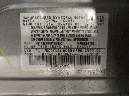 Used 2024 Nissan Sentra S FWD image 33