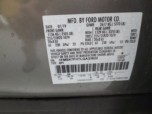 Used 2020 Ford Explorer Limited RWD image 33