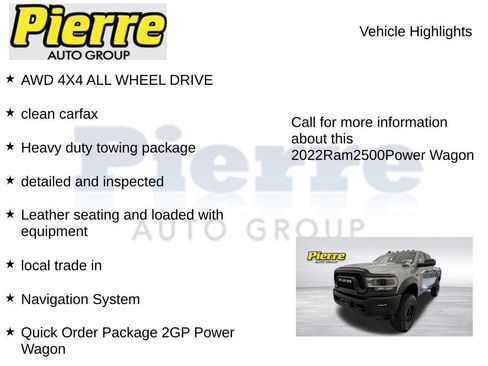 Used 2022 RAM 2500 Power Wagon AWD/4WD image 7