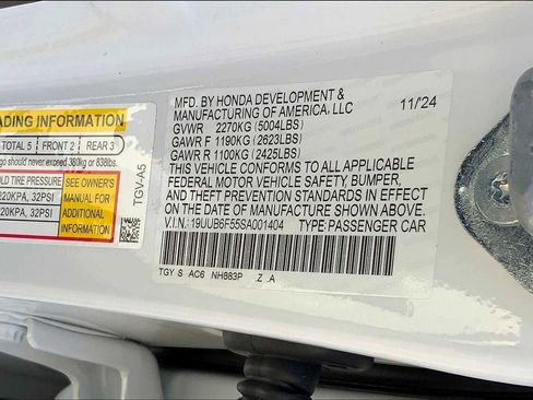 Certified 2025 Acura TLX w/A-Spec Package image 36