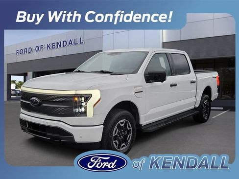 Used 2023 Ford F150 Lightning XLT w/ Tow Technology Package AWD/4WD image 1