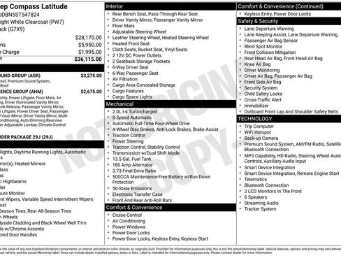 Used 2025 Jeep Compass Latitude w/ Sun & Sound Group AWD/4WD image 2