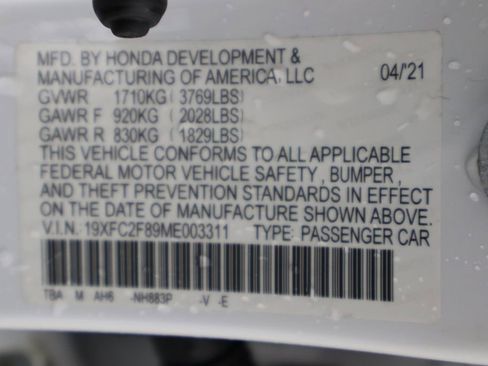 Used 2021 Honda Civic Sport image 36