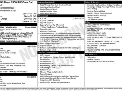 Used 2021 GMC Sierra 1500 SLE w/ X31 Off-Road Package image 28