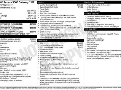 Used 2020 GMC Savana 3500 w/ Power Convenience Package