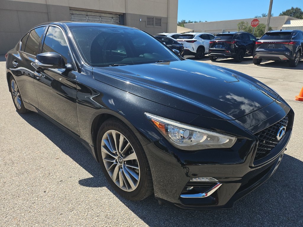 Used 2023 INFINITI Q50 Luxe w/ Cargo Package RWD image 1