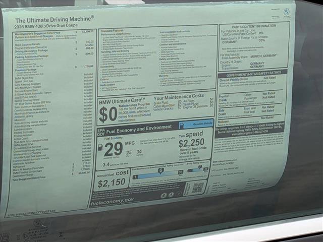 New 2026 BMW 430i xDrive w/ Premium Package AWD/4WD image 19