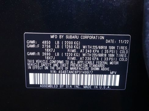 Used 2023 Subaru Outback Limited image 45