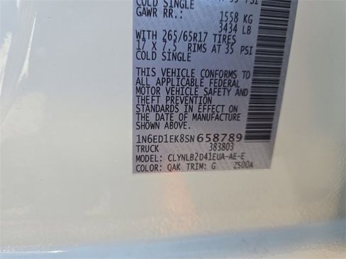 New 2025 Nissan Frontier SV image 34