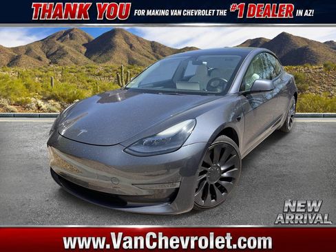Used 2022 Tesla Model 3 Performance AWD/4WD image 1
