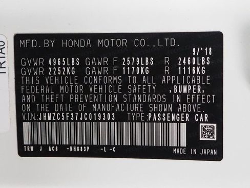 Used 2018 Honda Clarity Touring image 53