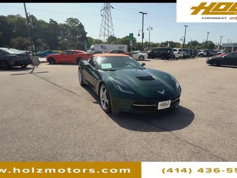 Certified 2014 Chevrolet Corvette Stingray Convertible w/ 3LT Preferred Equipment Group RWD image 2