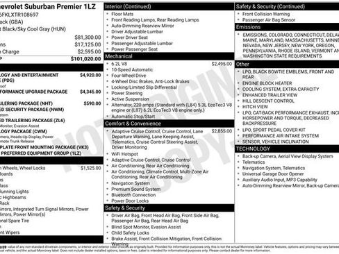 New 2026 Chevrolet Suburban Premier image 6