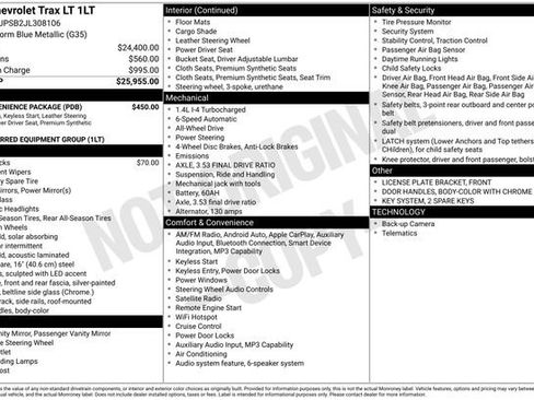 Used 2018 Chevrolet Trax LT w/ LT Convenience Package image 37