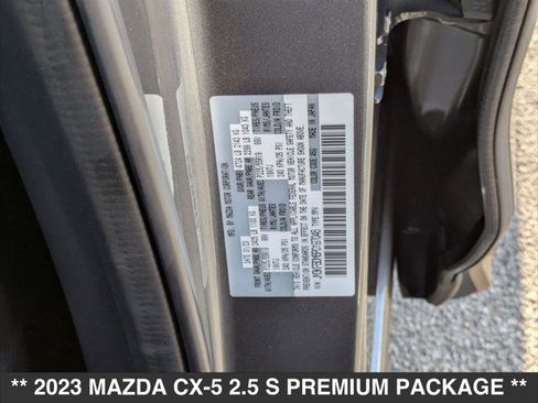 Certified 2023 MAZDA CX-5 AWD 2.5 S w/ Premium Package image 21