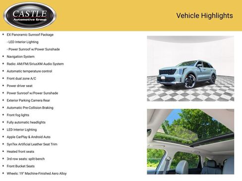 Used 2025 Kia Sorento EX w/ EX Panoramic Sunroof Package FWD image 4