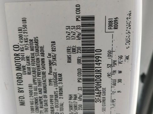 Used 2018 Ford Fusion SE w/ Fusion SE Technology Package image 46