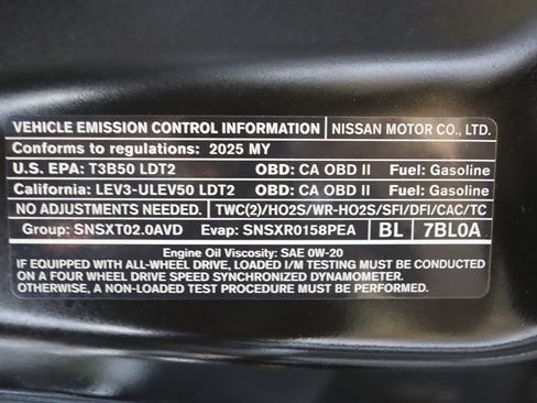 Used 2025 Nissan Murano Platinum w/ Cargo Package AWD/4WD image 65