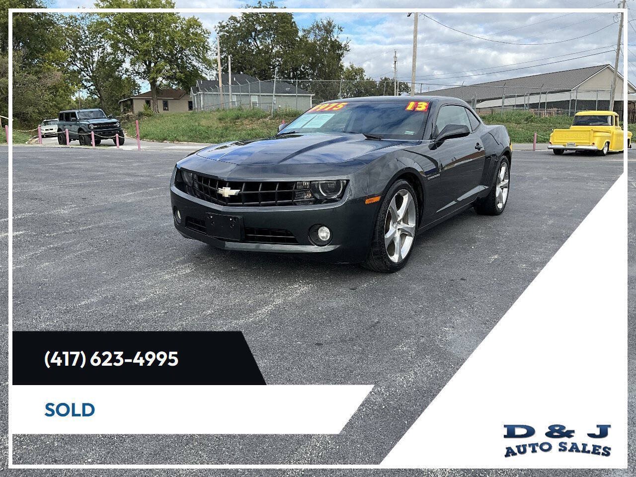 Used 2013 Chevrolet Camaro LT w/ RS Package RWD image 1