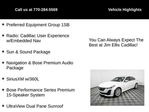 Used 2022 Cadillac CT5 Luxury w/ Sun And Sound Package image 5