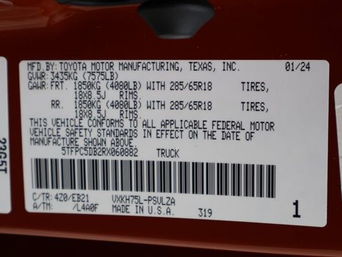 Used 2024 Toyota Tundra TRD Pro AWD/4WD image 17