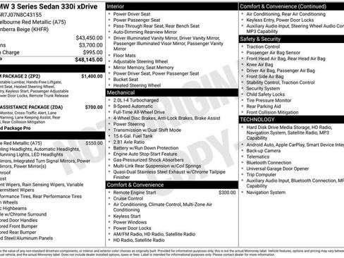 Used 2022 BMW 330i xDrive Sedan w/ Premium Package 2 image 19