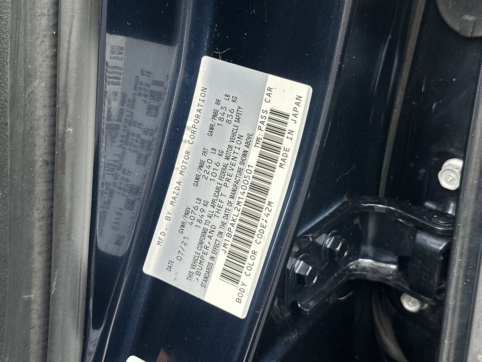 Used 2021 MAZDA MAZDA3 s FWD image 35