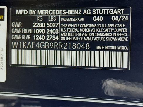 Certified 2024 Mercedes-Benz C 300 Sedan w/ AMG Line w/ Night Package image 25