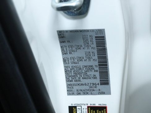 Used 2024 Nissan Frontier S w/ S Utility Package image 17