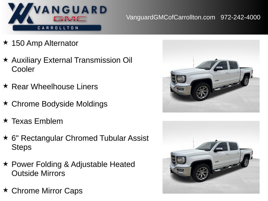 Used 2018 GMC Sierra 1500 SLT w/ Texas SLT Premium Package AWD/4WD image 8