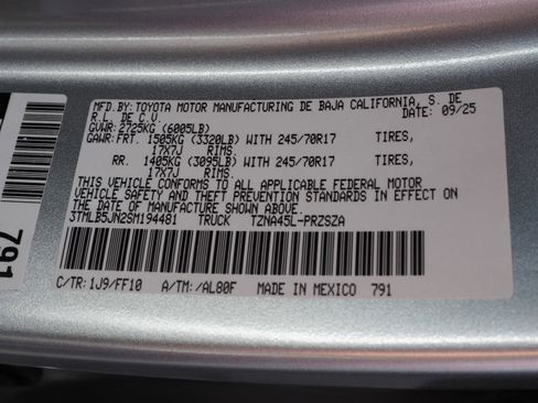 New 2025 Toyota Tacoma SR5 image 21