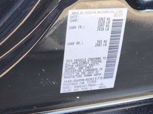 Certified 2023 Nissan Altima 2.5 SV FWD image 25
