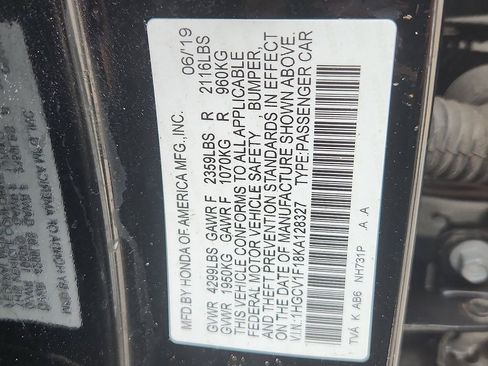 Used 2019 Honda Accord LX image 20