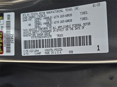 New 2025 Toyota Tundra 1794 Edition image 35