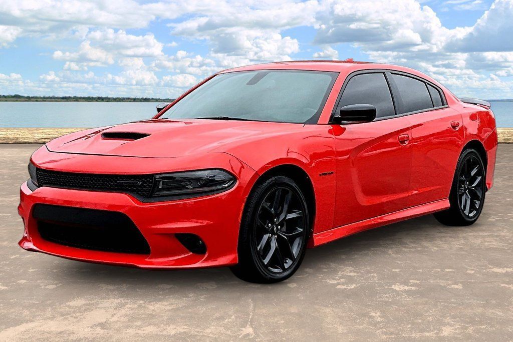 Used 2022 Dodge Charger R/T w/ Blacktop Package RWD image 1