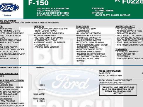 Used 2023 Ford F150 XLT w/ Trailer Tow Package AWD/4WD image 3