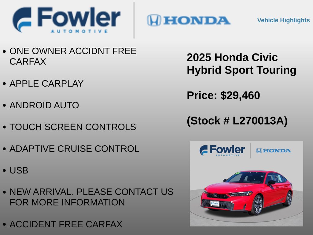 Used 2025 Honda Civic Sport Touring image 8