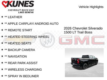 New 2026 Chevrolet Silverado 1500 LT Trail Boss w/ LT Trail Boss Premium Package