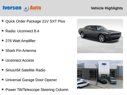 Used 2016 Dodge Challenger SXT Plus image 2