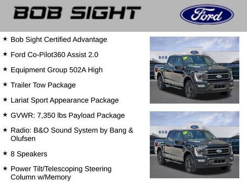 Used 2023 Ford F150 Lariat w/ Equipment Group 502A High AWD/4WD image 3