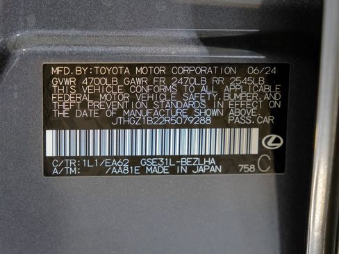 Used 2024 Lexus IS 350 F Sport w/ Navigation Package RWD image 58