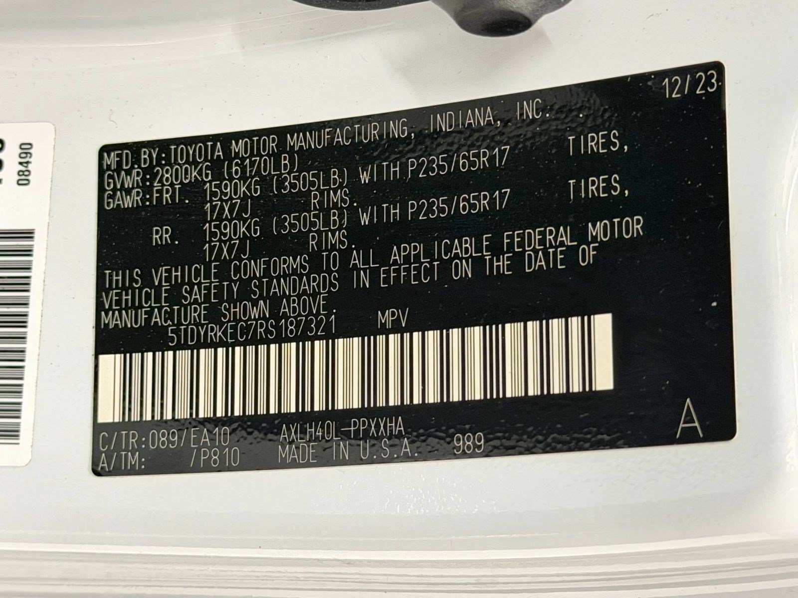 Used 2024 Toyota Sienna XLE FWD image 26